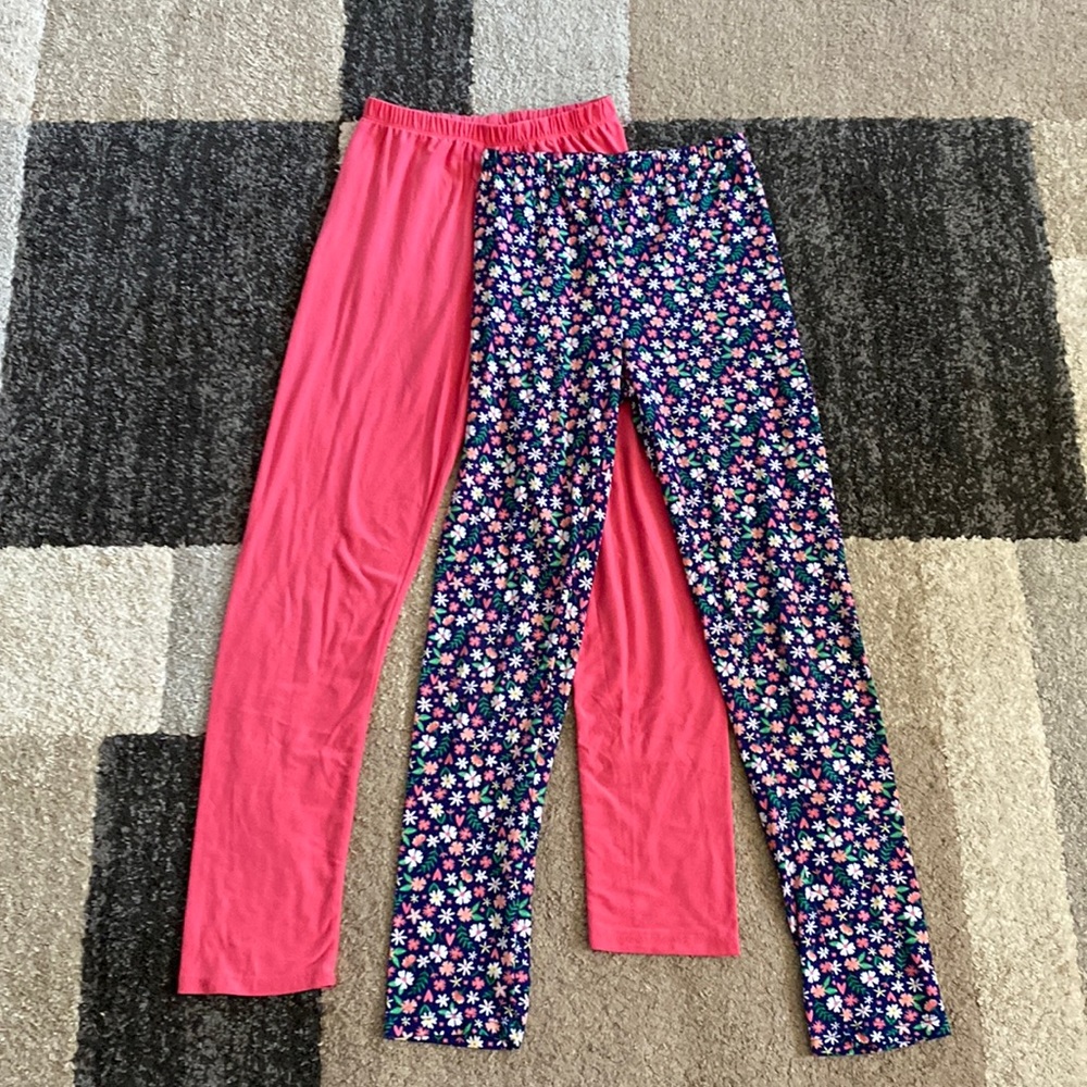 Girls soft leggings bundle